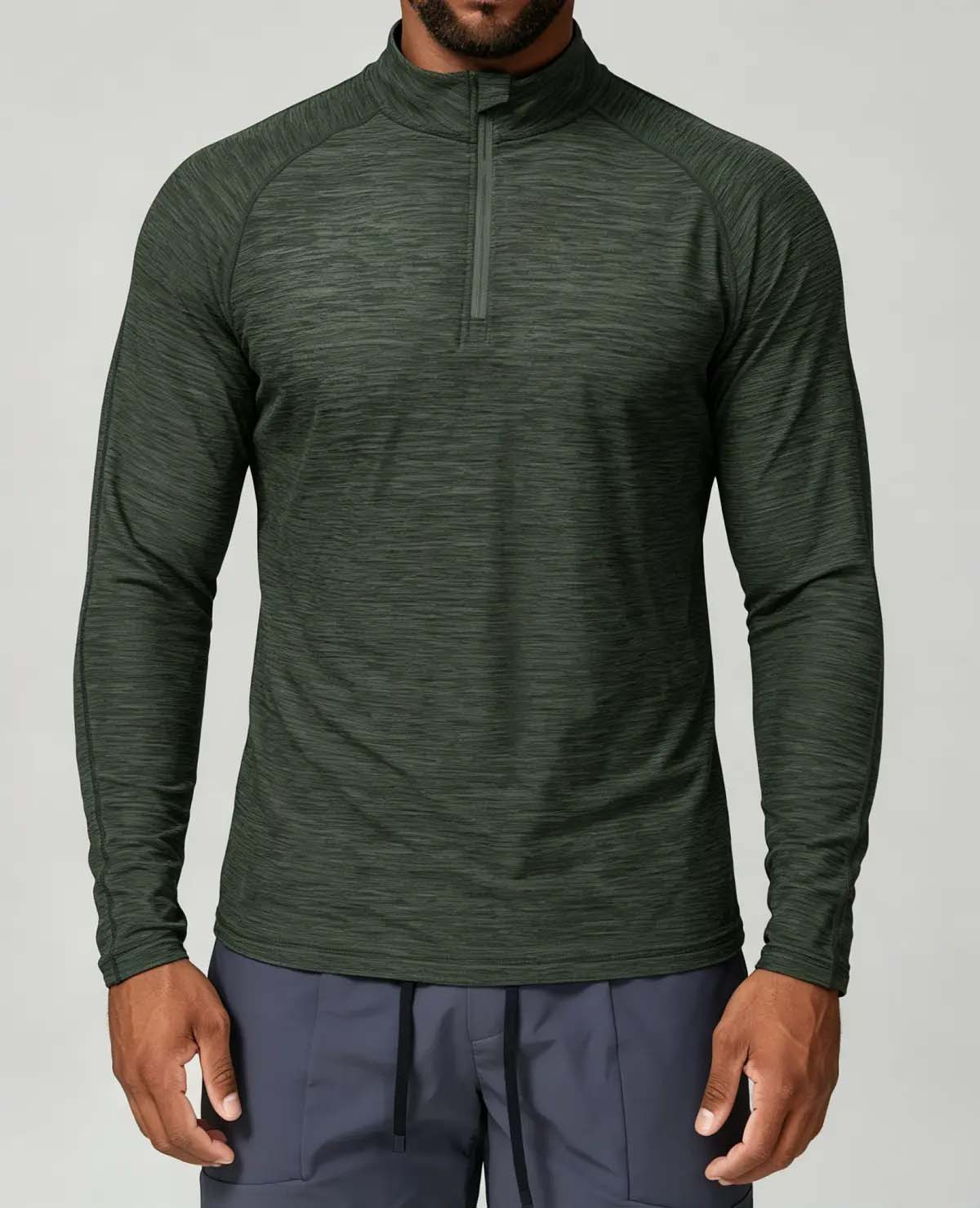 Men’s Long Sleeve Slim Fit Training Performance Shirt