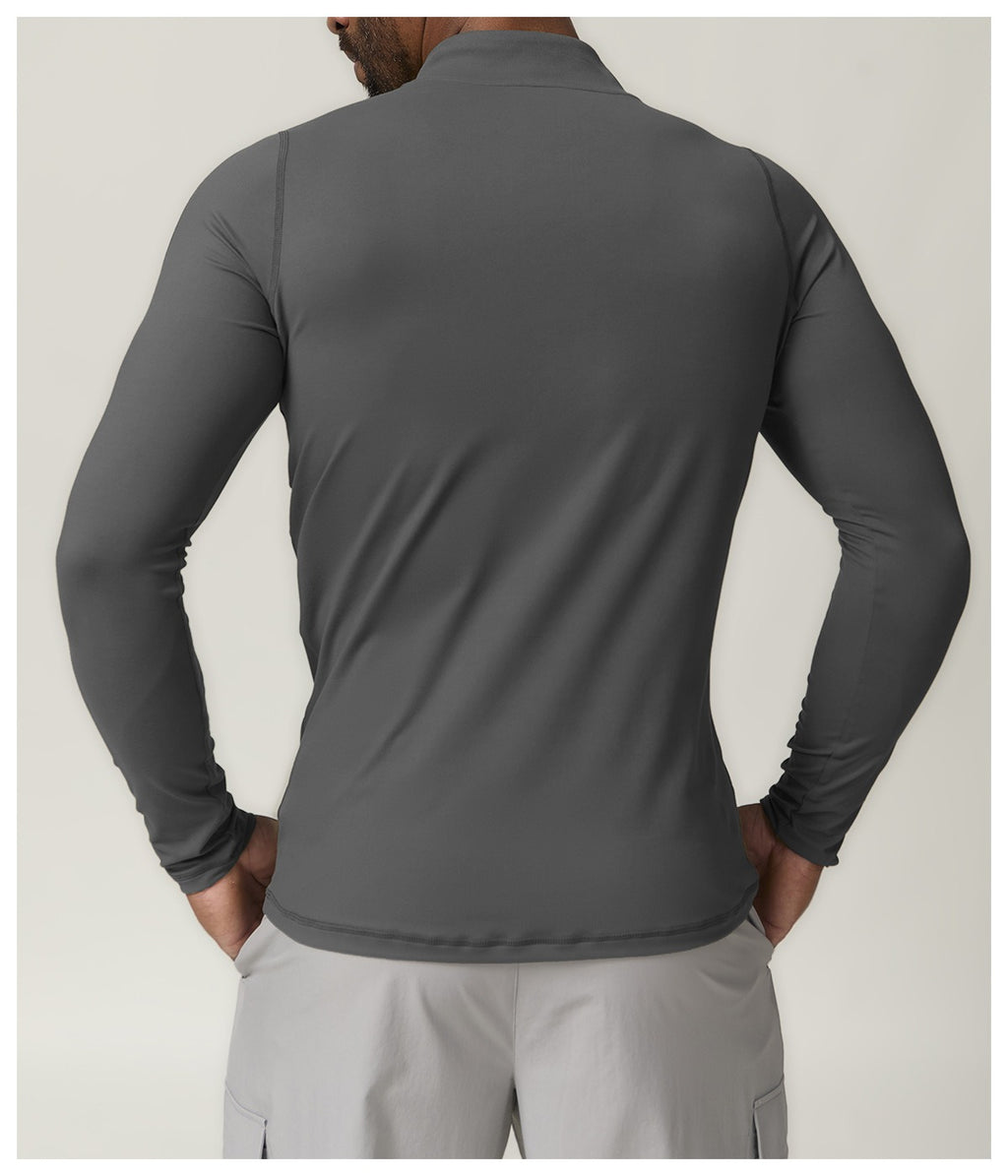 Men’s Zip Neck Long Sleeve Training Pullover