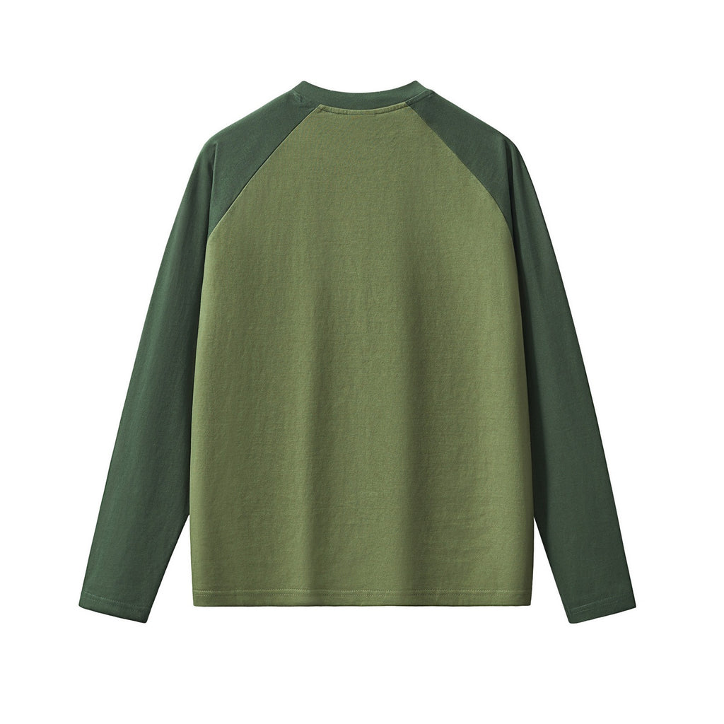 Contrast Raglan Long Sleeve Tee