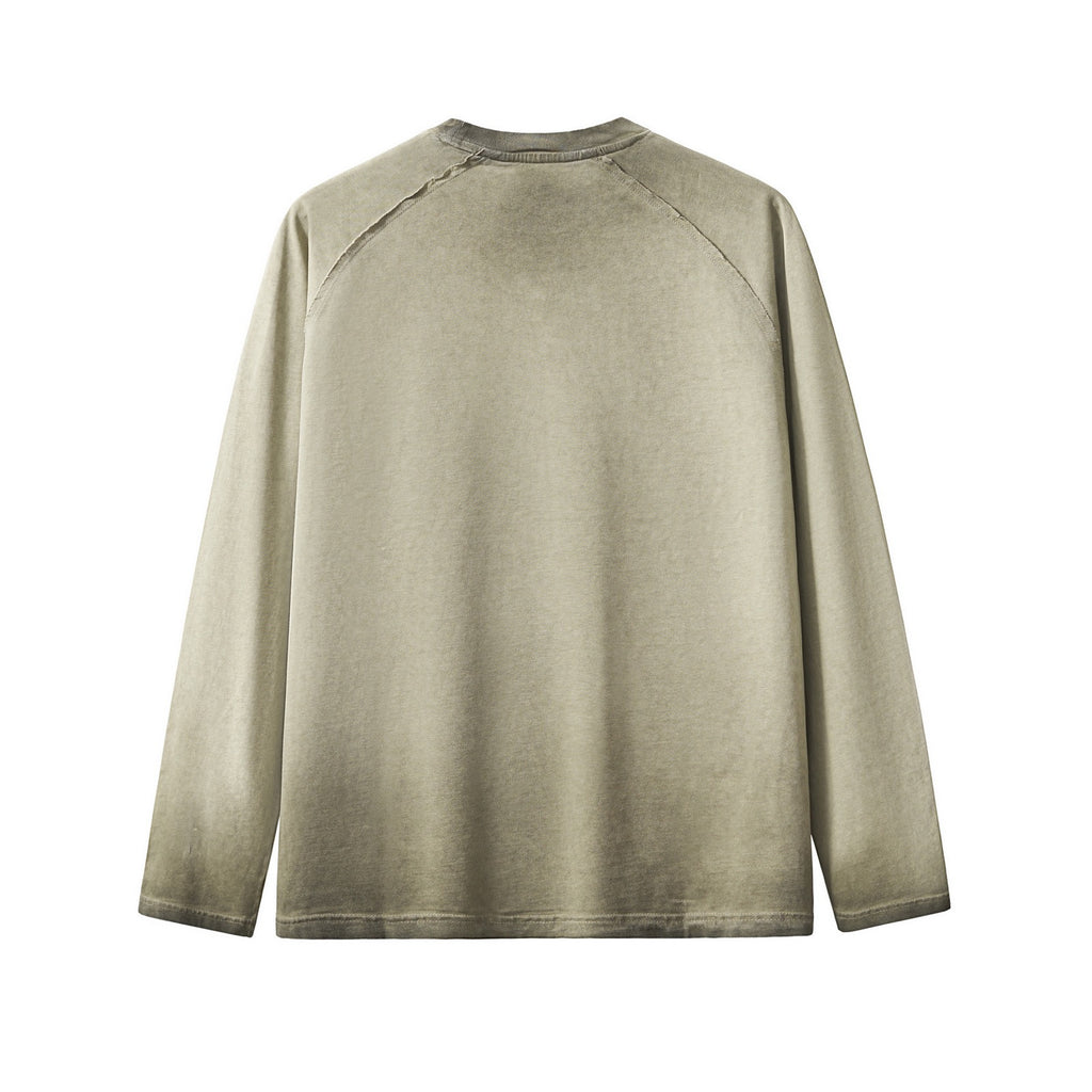 Washed Raglan Long Sleeve Tee