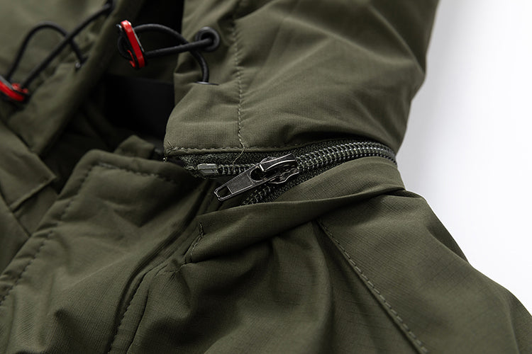 Men's Hooded Outdoor Windbreaker Jacket