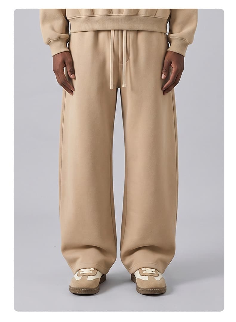 Barrel Leg Fleece Sweatpants