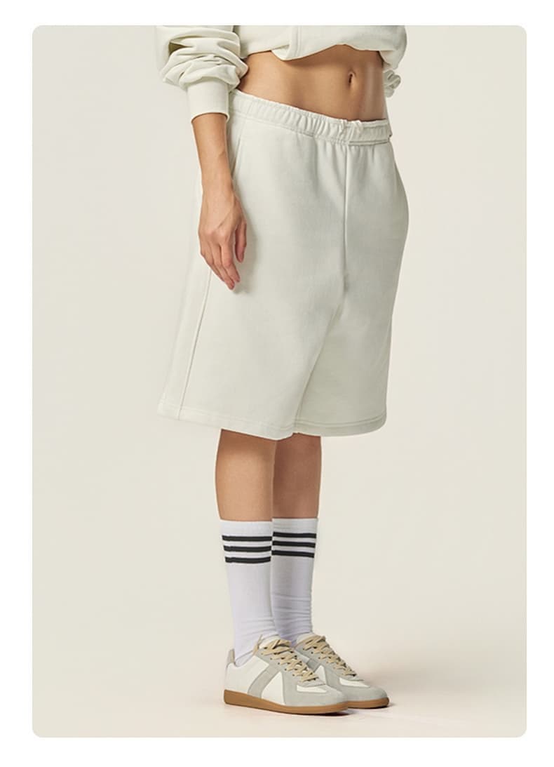 Heavyweight Fleece Drawstring  Shorts