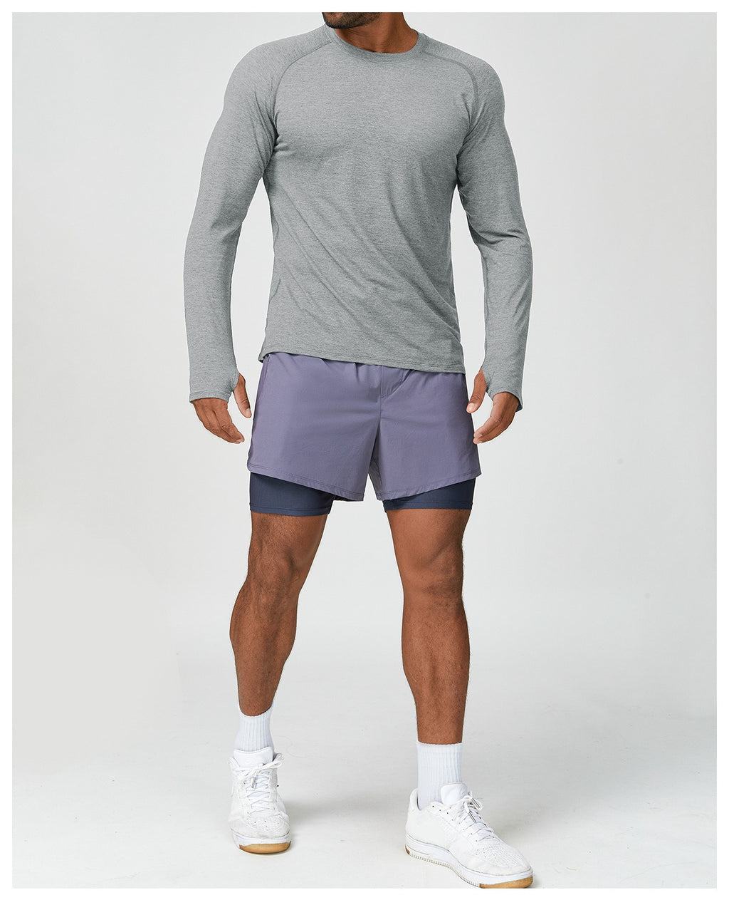 Men’s Stretch Long Sleeve Yoga Training Shirt