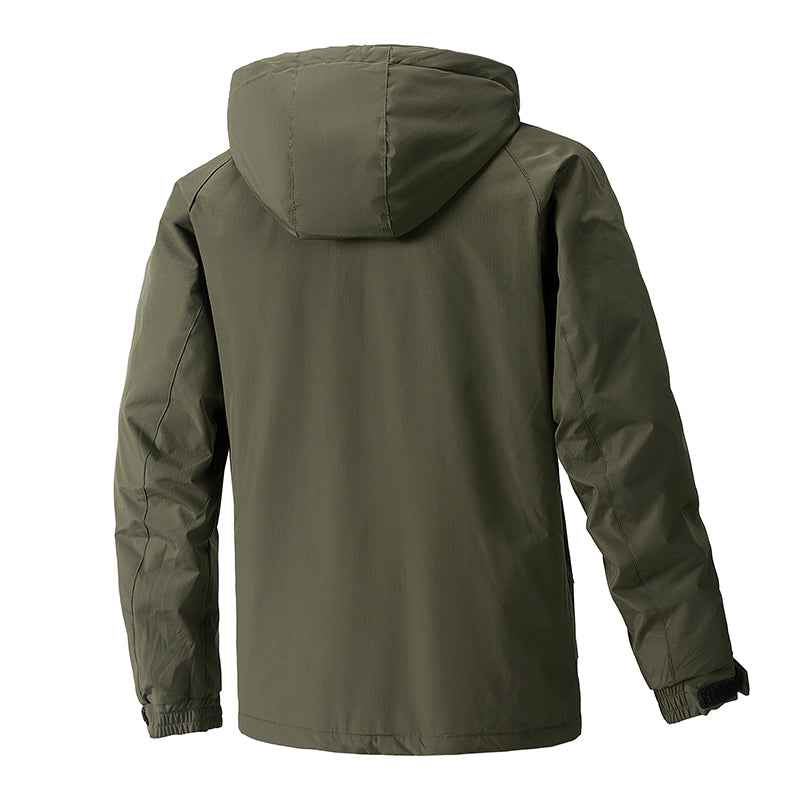 Men's Hooded Outdoor Windbreaker Jacket