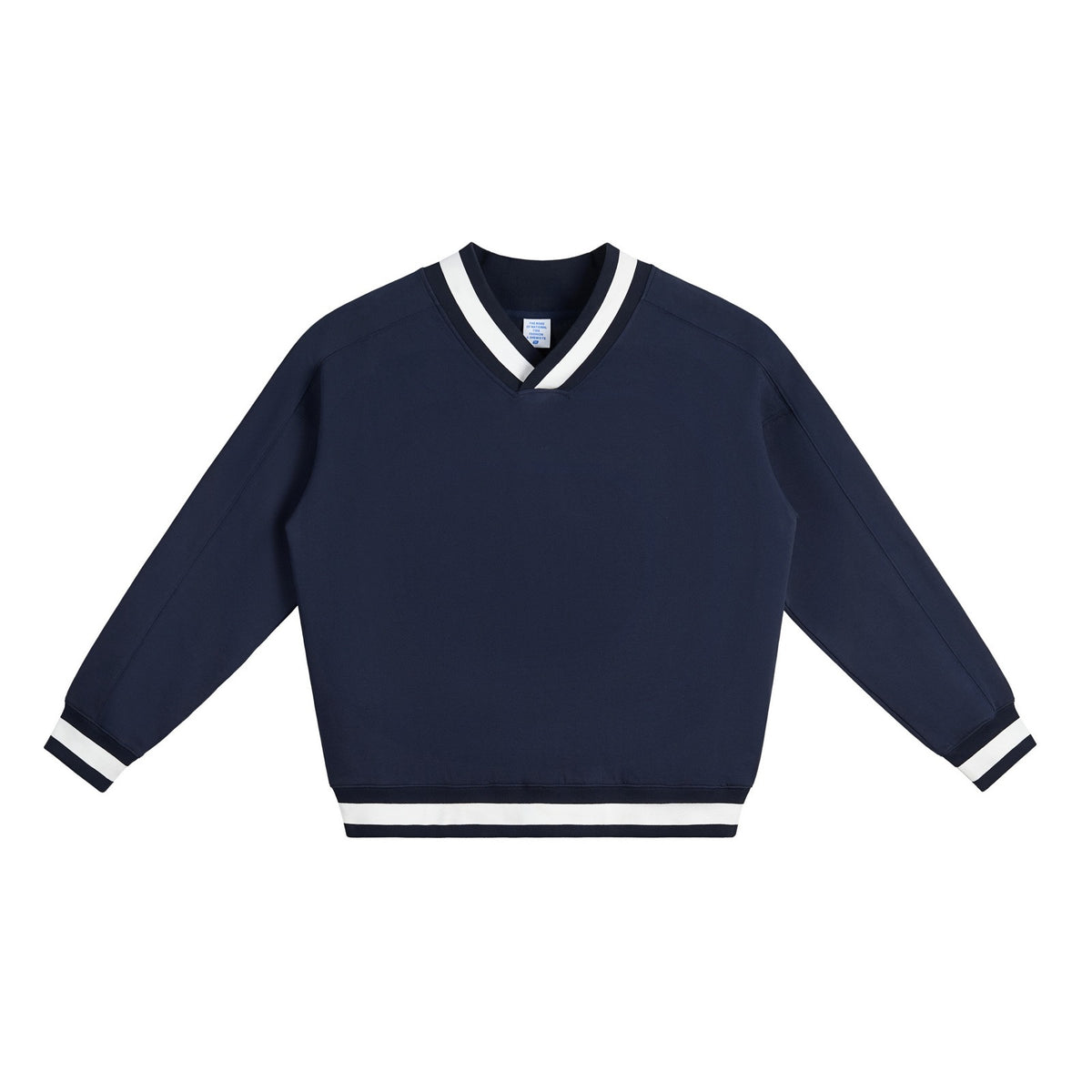 Varsity V-Neck Boxy Sweatshirt