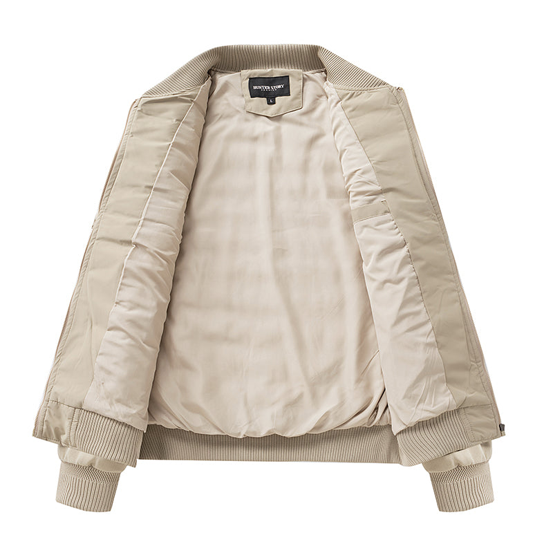 Men's Lightweight Quilted Bomber Jacket