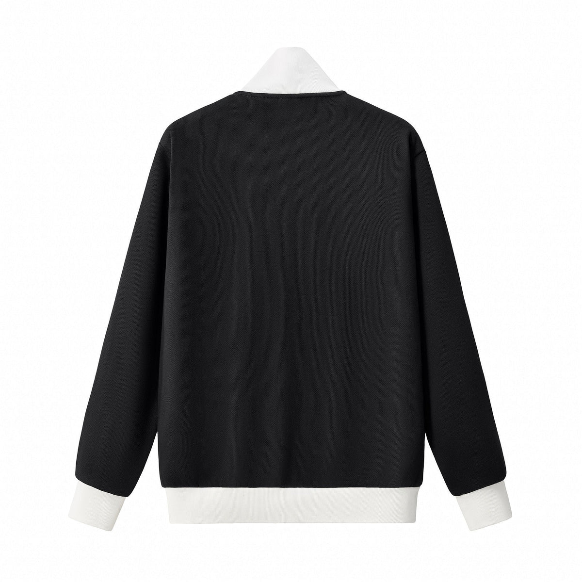 Contrast Stripe Full-Zip Track Sweatshirt