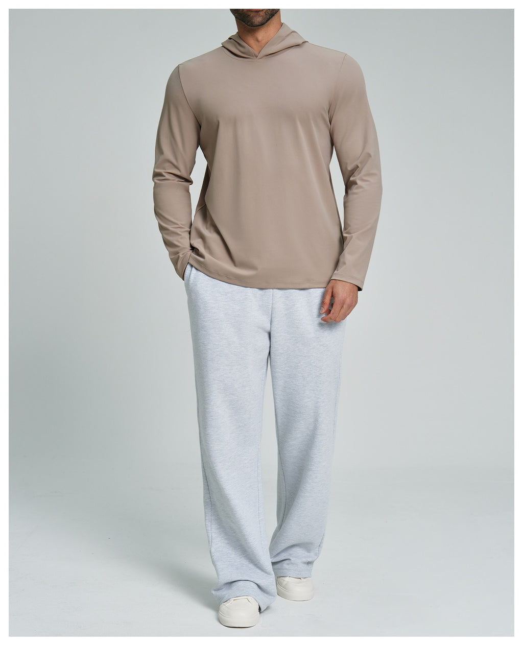 Men’s Casual Hooded Long Sleeve Top