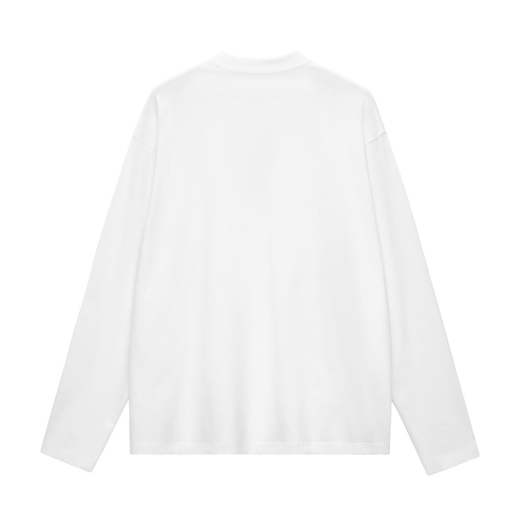 Relaxed Drop Shoulder Long Sleeve Tee