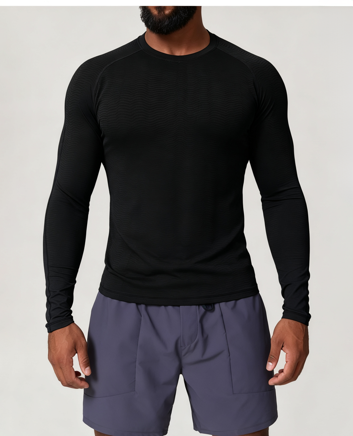 Men’s Slim Fit Seamless Training Long Sleeve Shirt