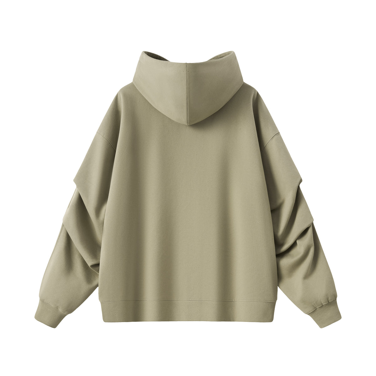 Panel Sleeve Heavyweight Pullover Hoodie