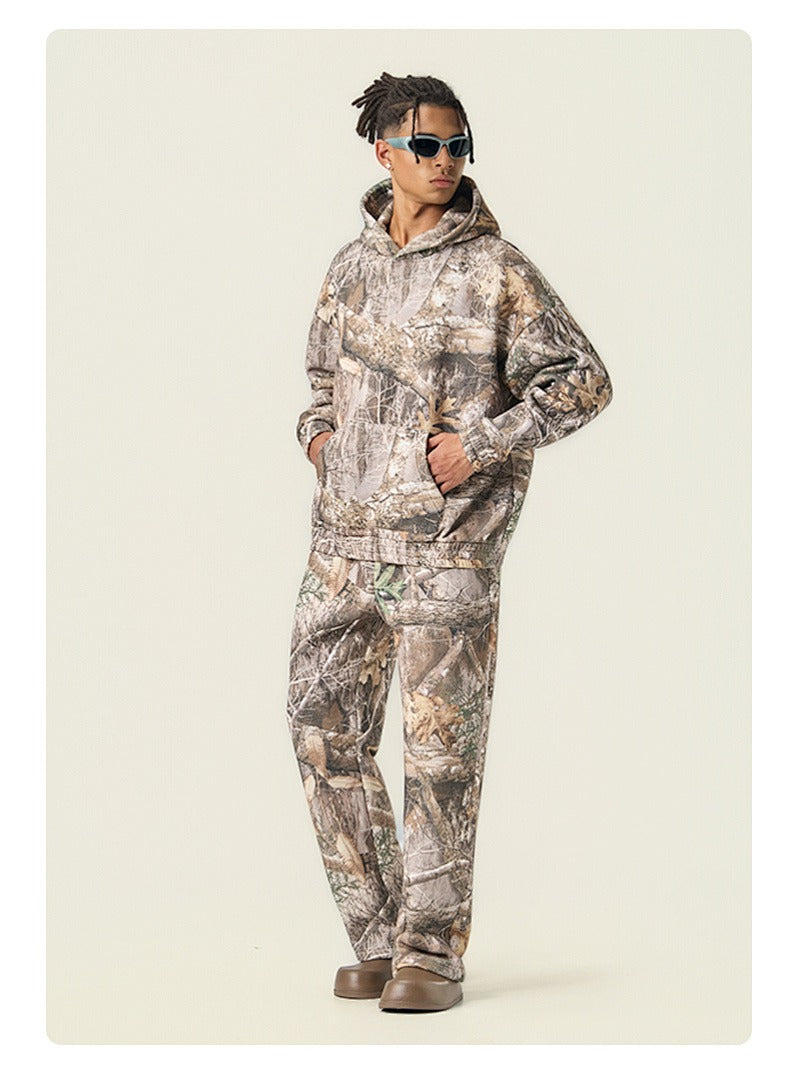 Woodland Camo Fleece Sweatpants