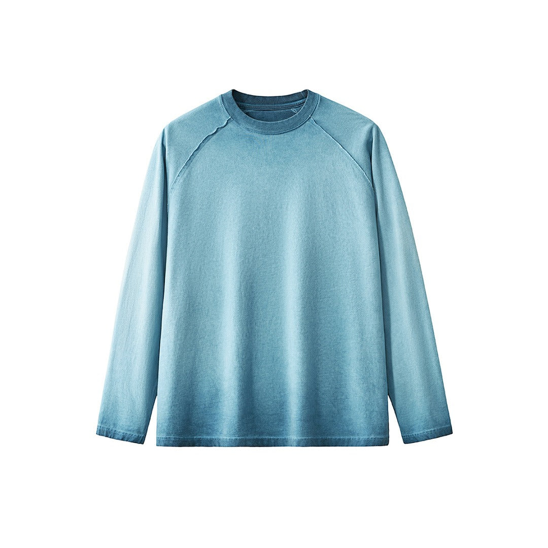 Washed Raglan Long Sleeve Tee