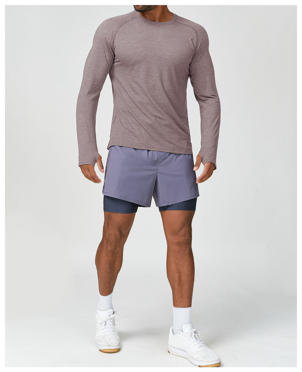 Men’s Stretch Long Sleeve Yoga Training Shirt