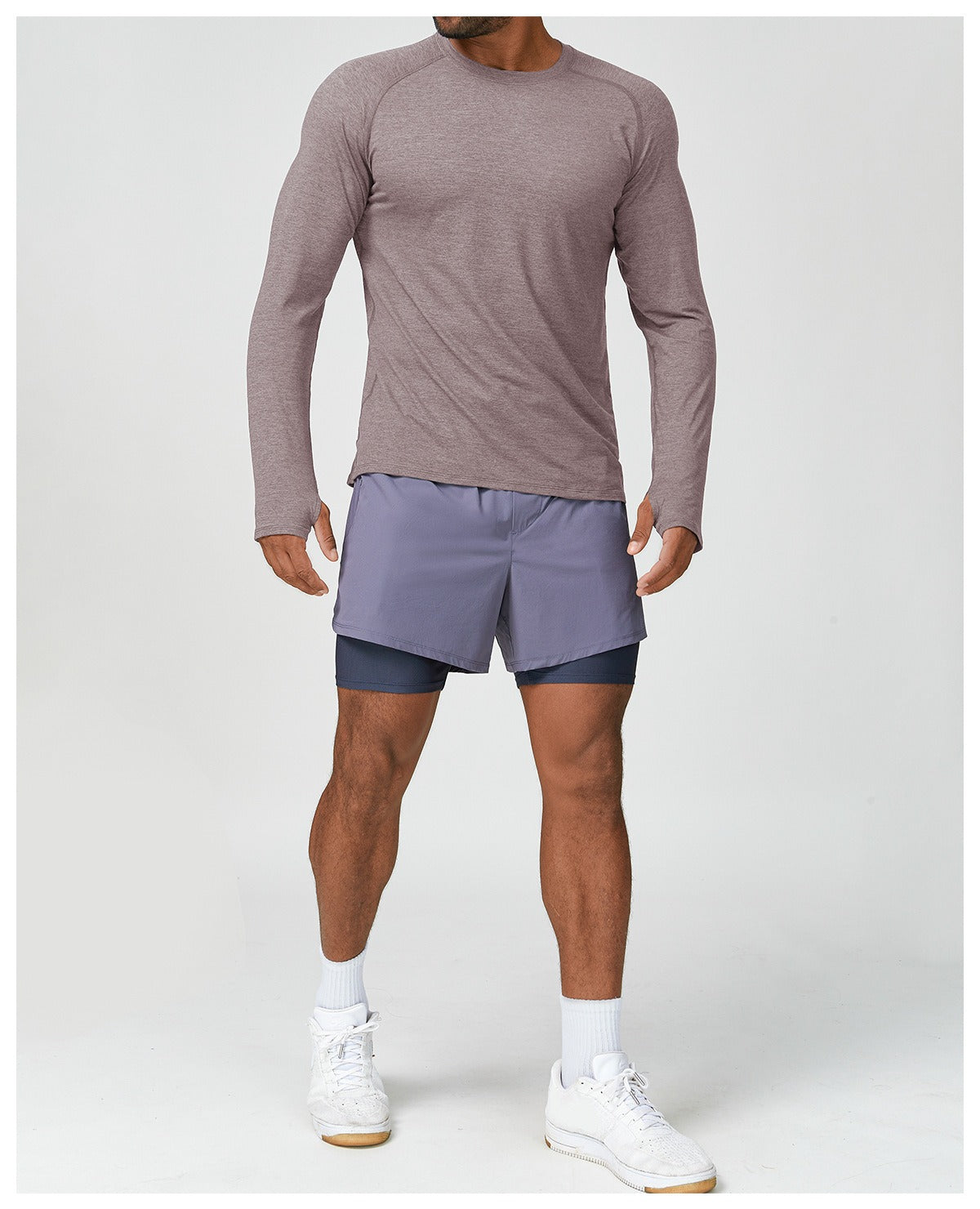 Men’s Stretch Long Sleeve Yoga Training Shirt