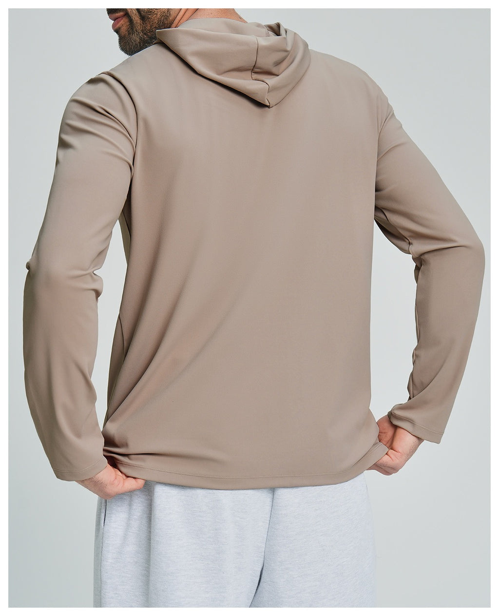 Men’s Casual Hooded Long Sleeve Top
