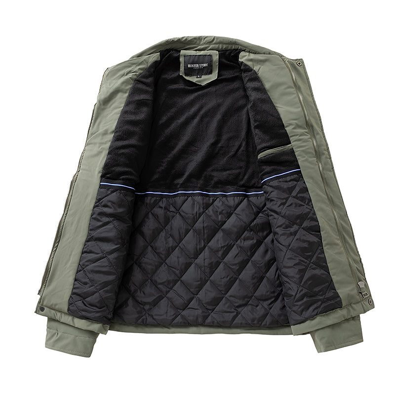 Men's Business Casual Fleece Jacket