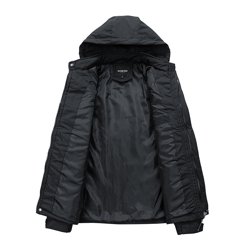 Men's Hooded Outdoor Windbreaker Jacket