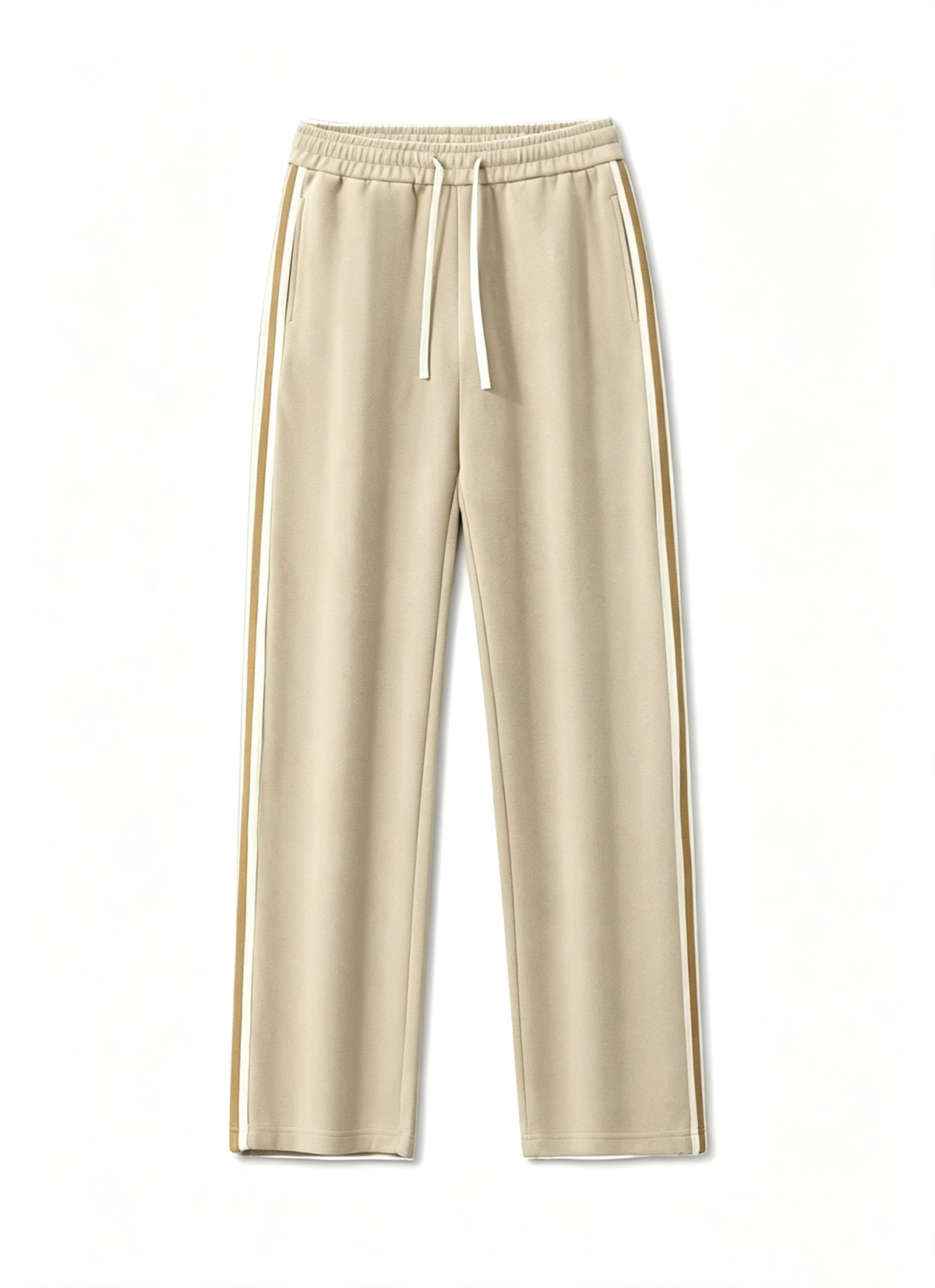 Relaxed Wide Leg Drawstring Casual Pants