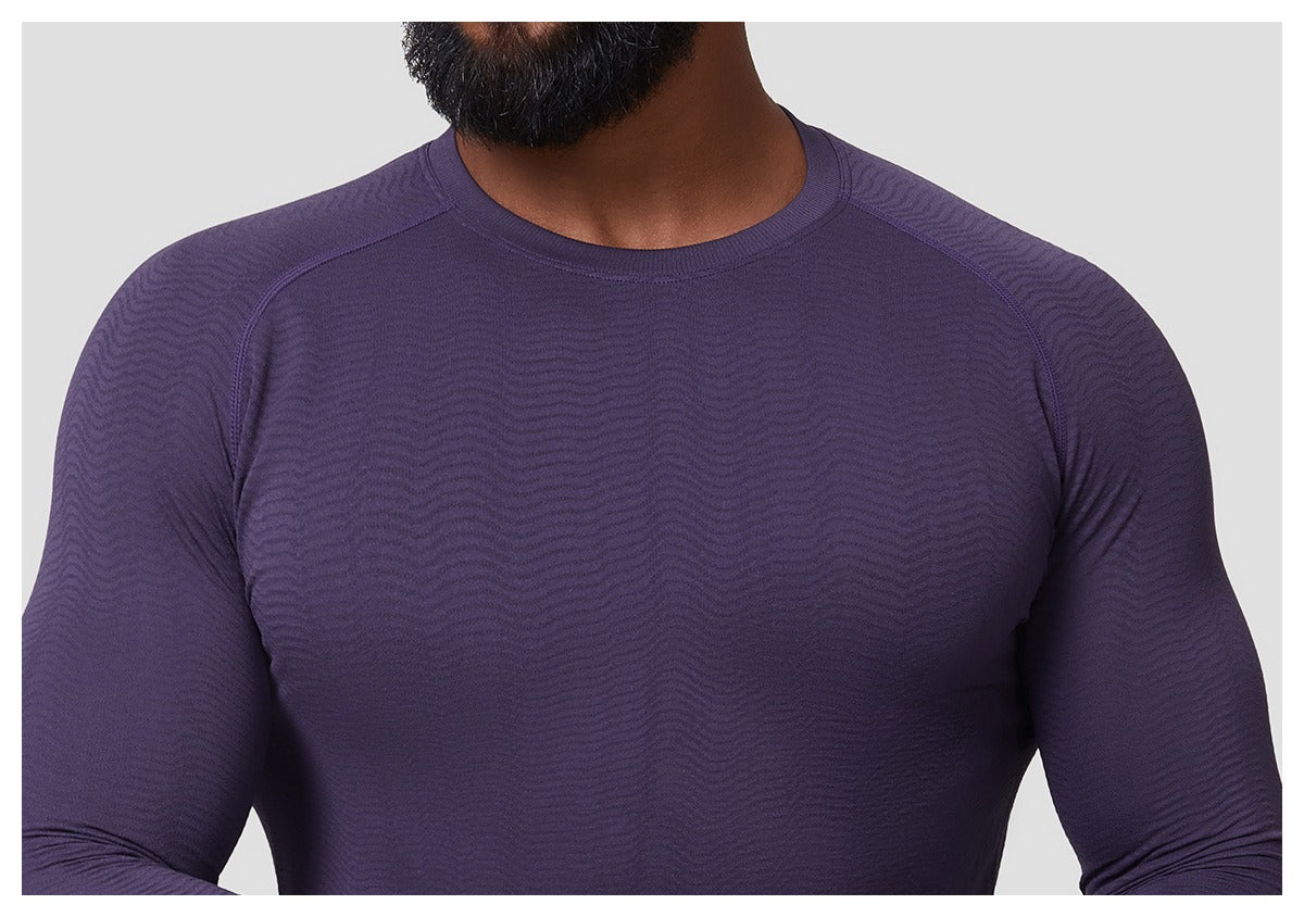 Men’s Slim Fit Seamless Training Long Sleeve Shirt