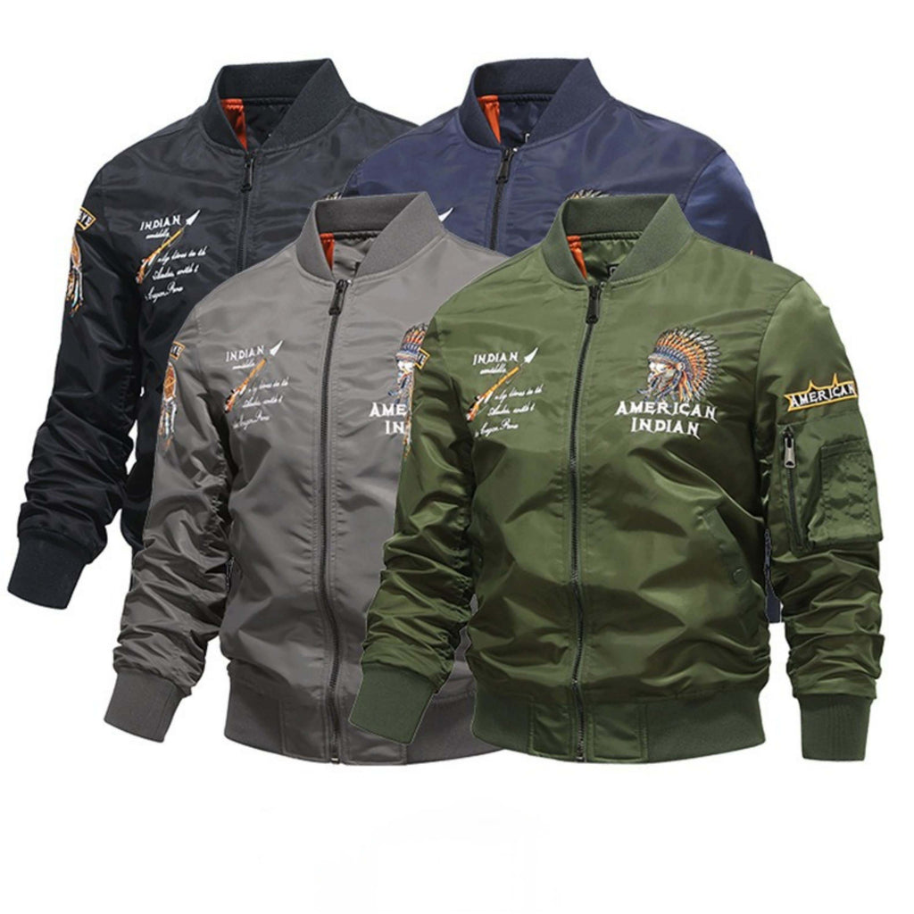 Refined Casual Bomber Jacket