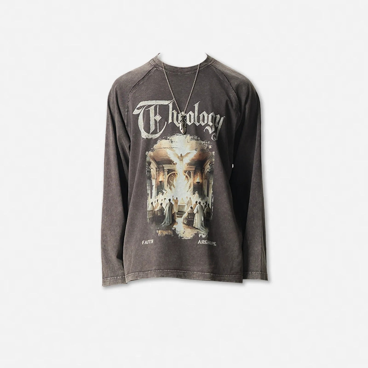Cathedral Graphic Washed Long Sleeve Tee