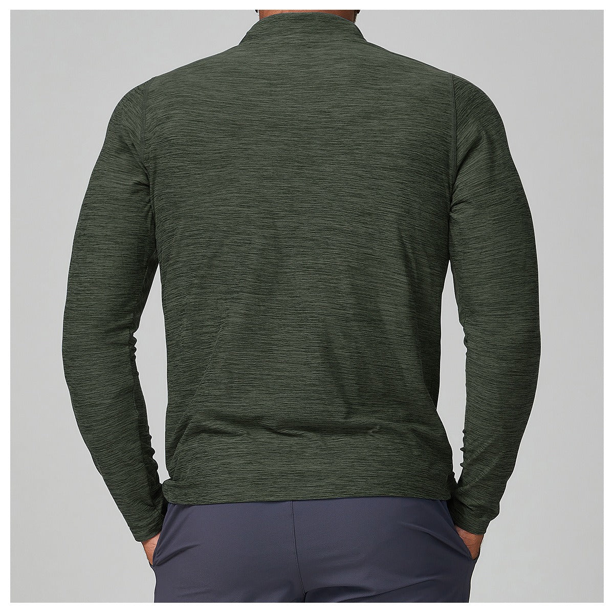 Men’s Long Sleeve Slim Fit Training Performance Shirt