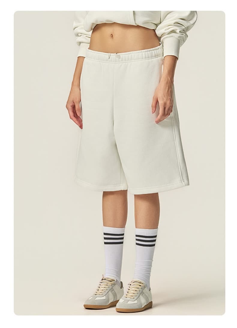 Heavyweight Fleece Drawstring  Shorts