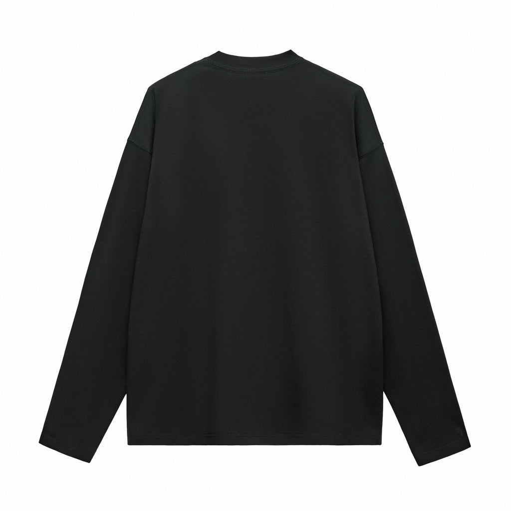 Relaxed Drop Shoulder Long Sleeve Tee