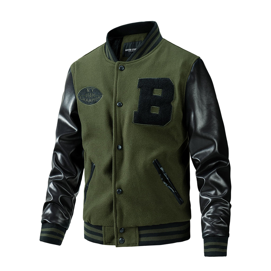 Men's Casual Baseball Jacket