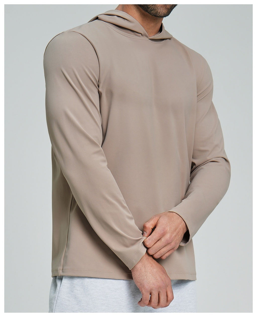 Men’s Casual Hooded Long Sleeve Top