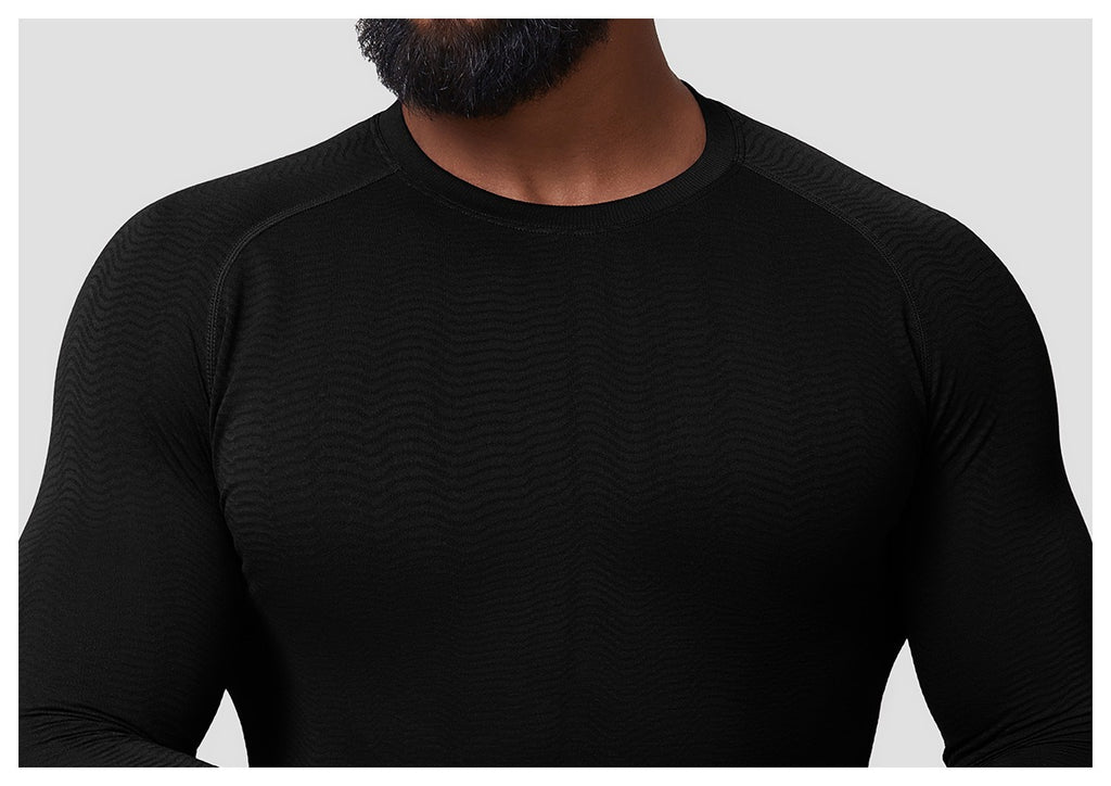 Men’s Slim Fit Seamless Training Long Sleeve Shirt