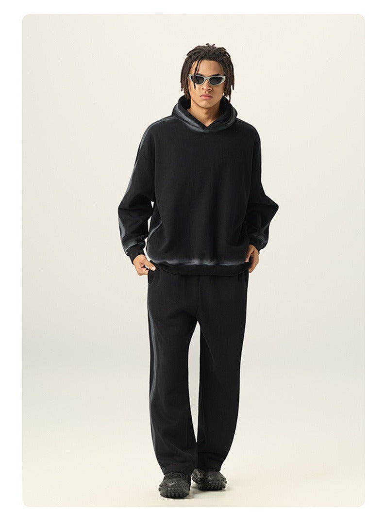 Washed Fleece Pullover Hoodie