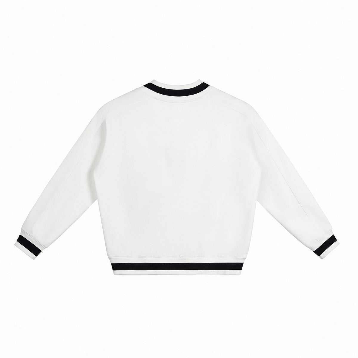Varsity V-Neck Boxy Sweatshirt