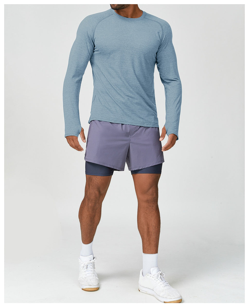 Men’s Stretch Long Sleeve Yoga Training Shirt