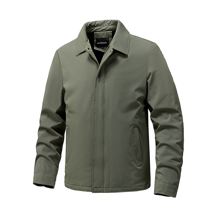 Men's Business Casual Fleece Jacket