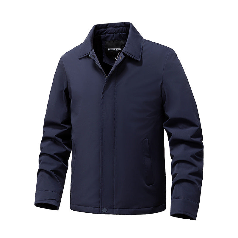 Men's Business Casual Fleece Jacket