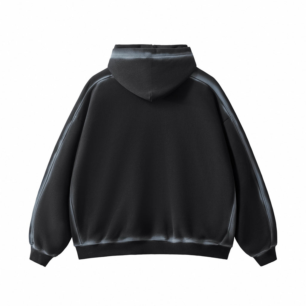 Washed Fleece Pullover Hoodie