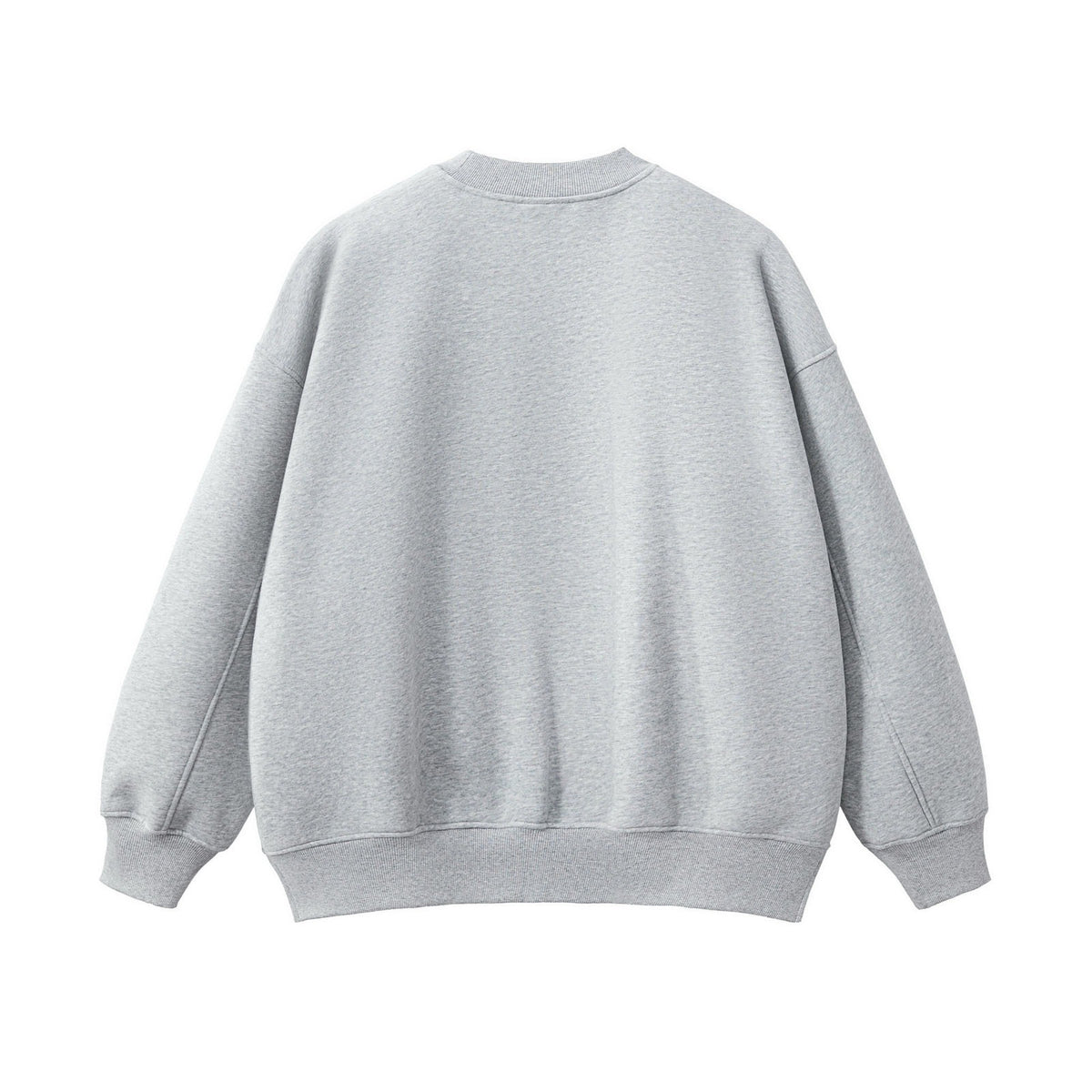 Side Split Relaxed Crewneck Sweatshirt