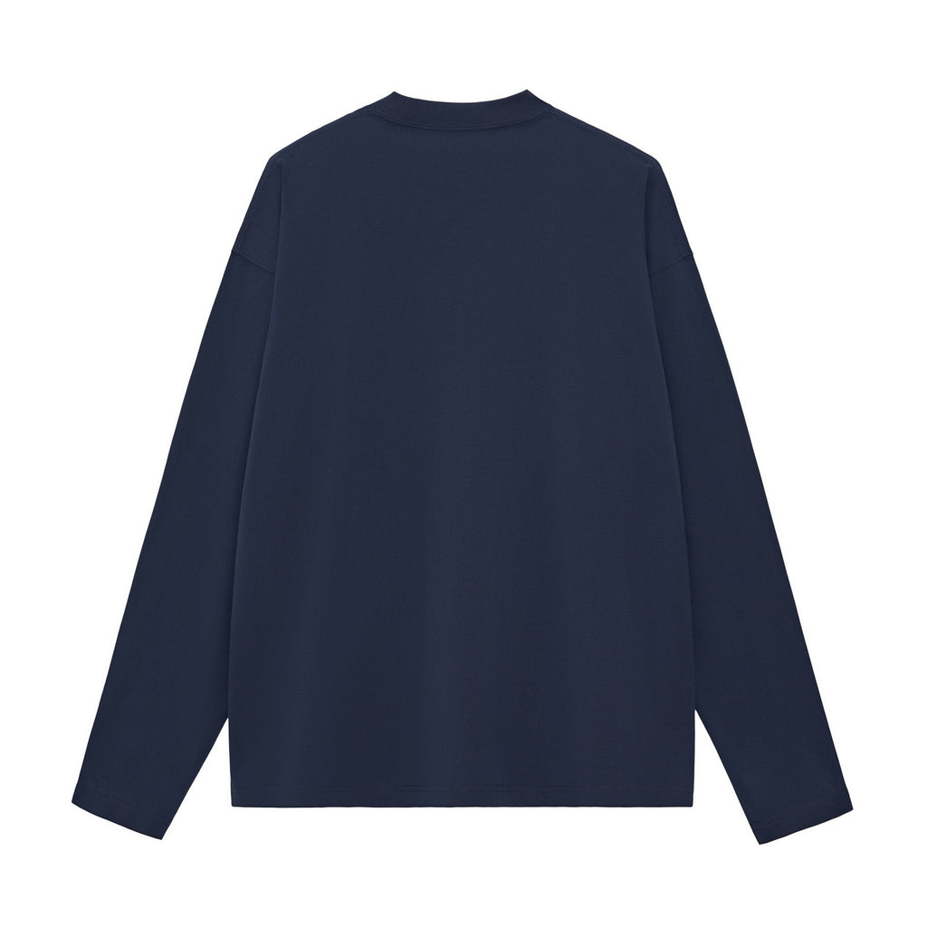Relaxed Drop Shoulder Long Sleeve Tee