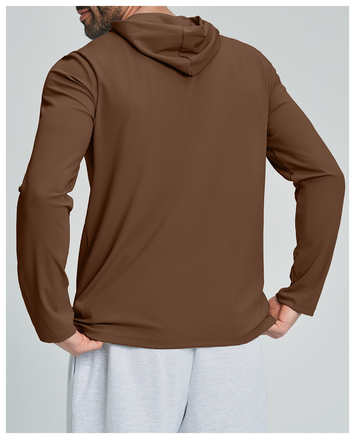 Men’s Casual Hooded Long Sleeve Top