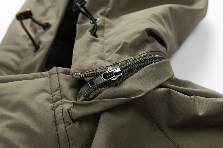 Men's Hooded Outdoor Windbreaker Jacket