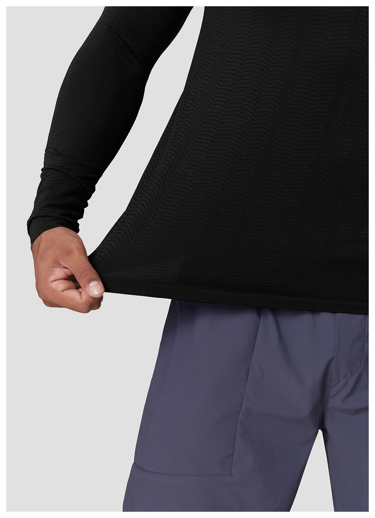 Men’s Slim Fit Seamless Training Long Sleeve Shirt