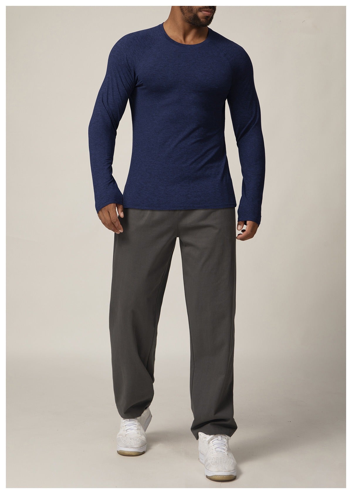 Men’s Long Sleeve Quick Dry Athletic Training Shirt