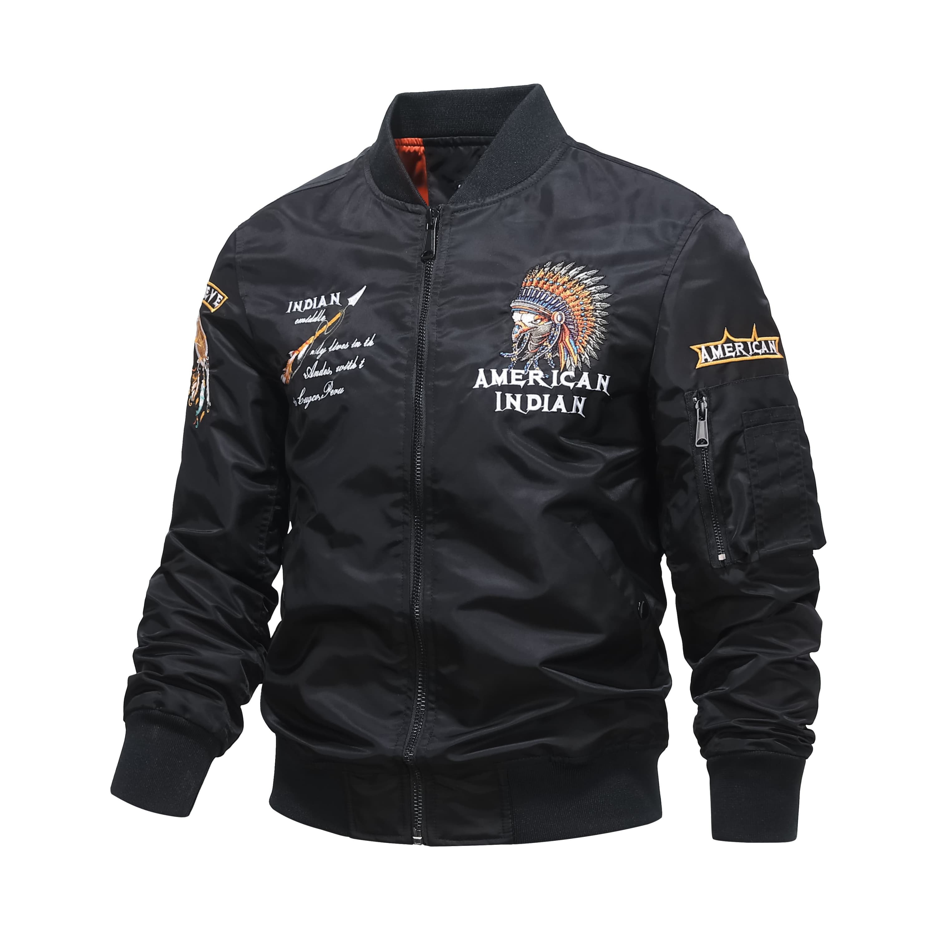 Refined Casual Bomber Jacket