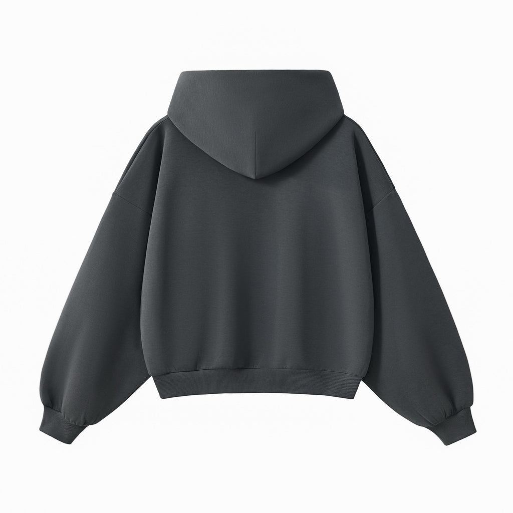 Boxy Drop Shoulder Pullover Hoodie