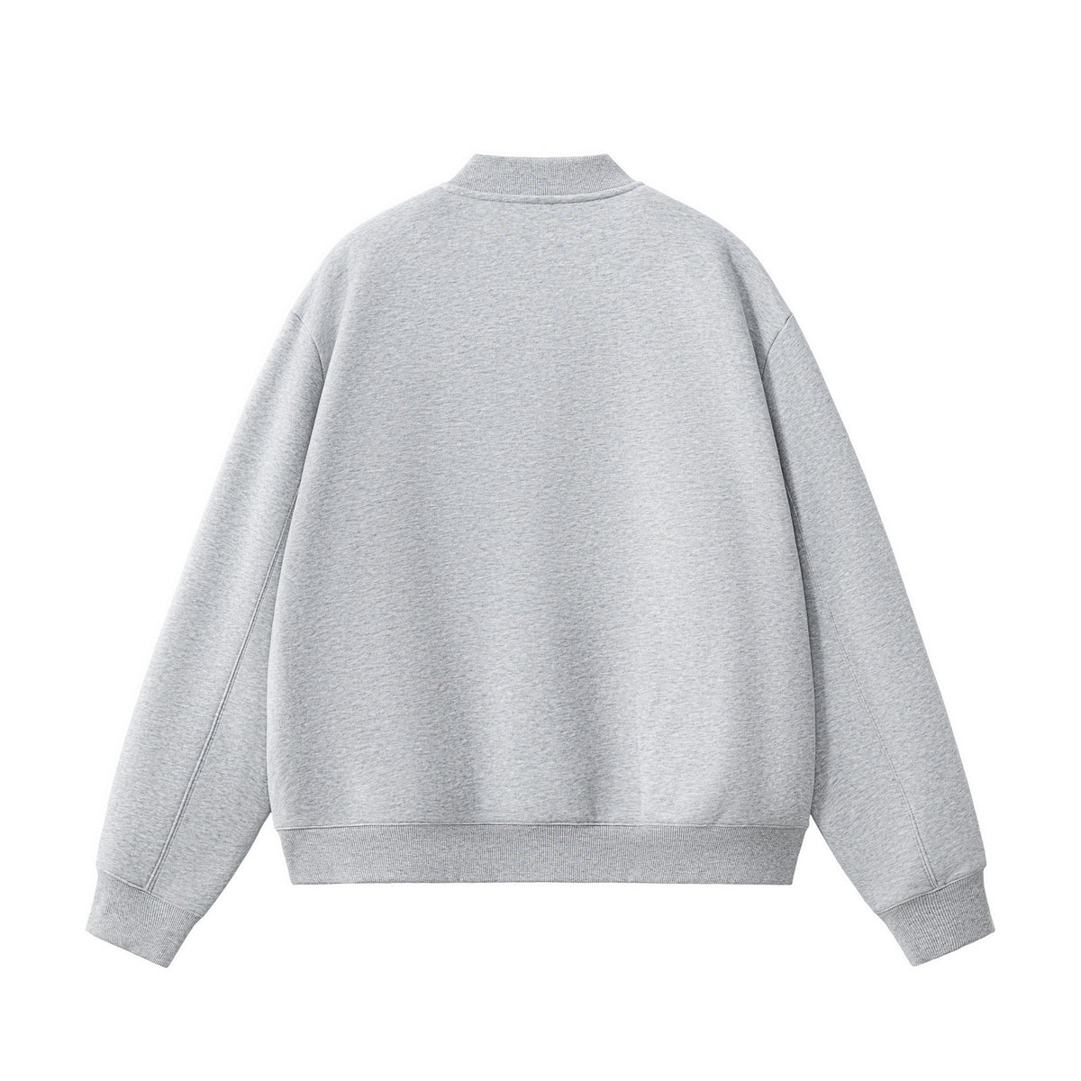 Clean Full-Zip Bomber Sweatshirt
