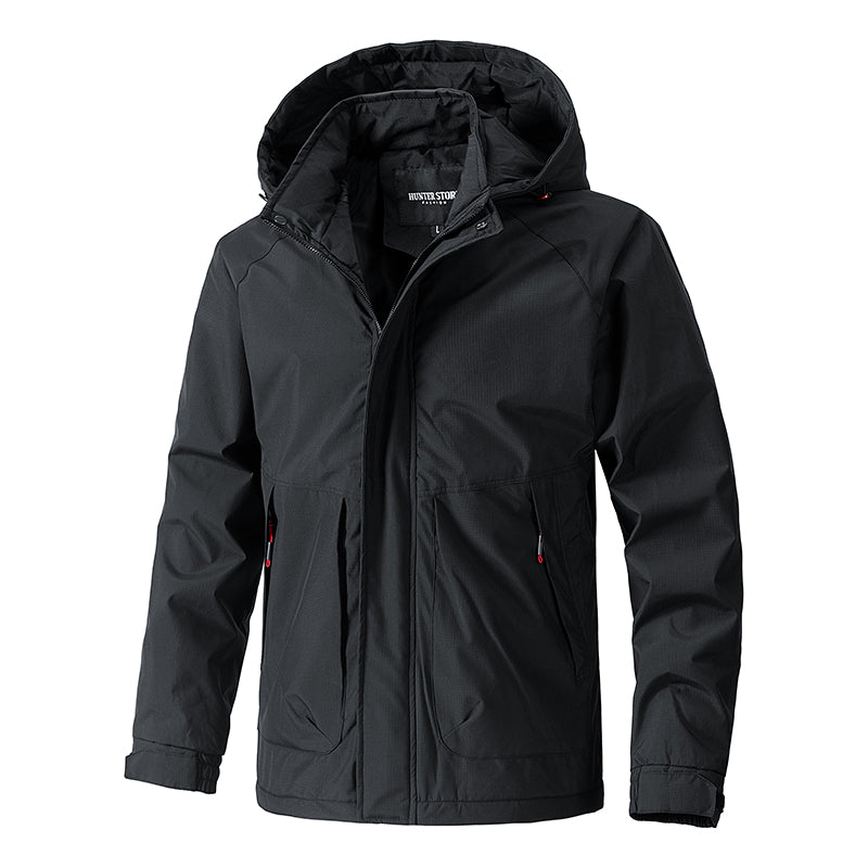 Men's Hooded Outdoor Windbreaker Jacket