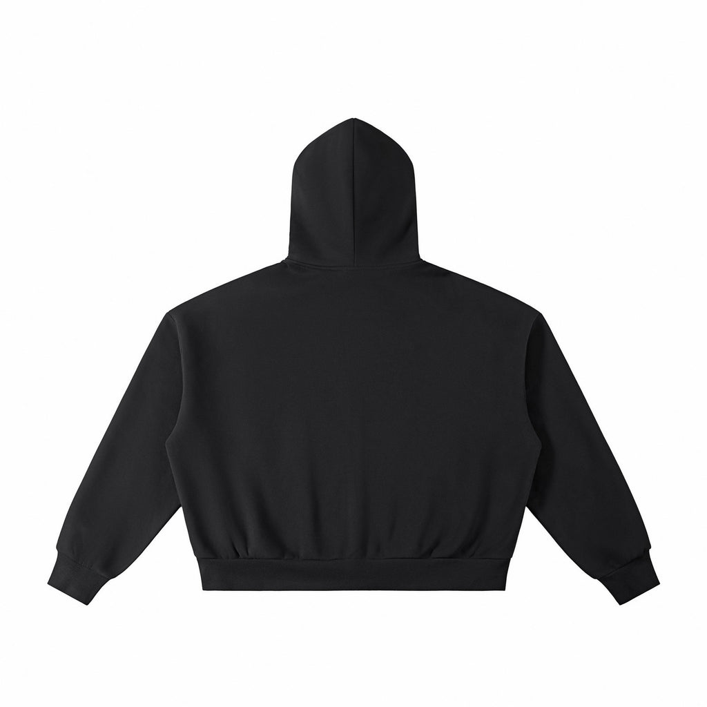 Boxy Full Zip Fleece Hoodie